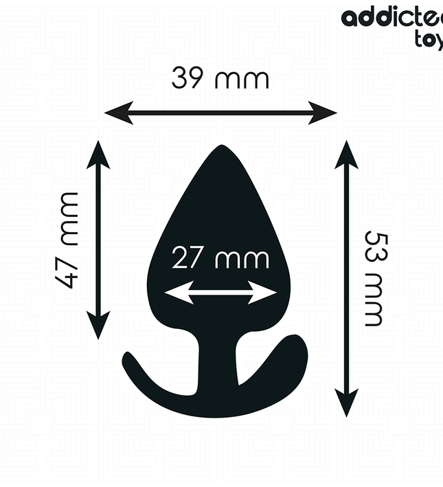 ADDICTED TOYS - ANAL PLUG SILICONE SIZE S 5.3 CM