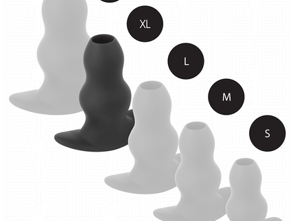 ADDICTED TOYS - HOLLOW ANAL PLUG SILICONE SIZE XL 13.9 CM