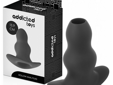 ADDICTED TOYS - HOLLOW ANAL PLUG SILICONE SIZE XL 13.9 CM