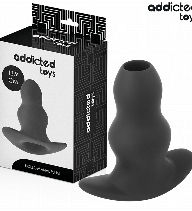 ADDICTED TOYS - HOLLOW ANAL PLUG SILICONE SIZE XL 13.9 CM