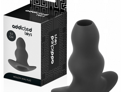 ADDICTED TOYS - HOLLOW ANAL PLUG SILICONE SIZE L 11.1 CM