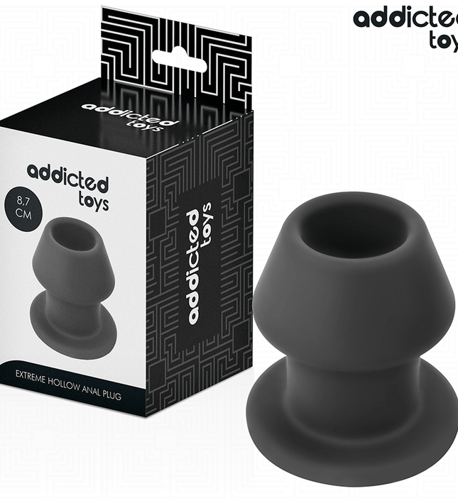 ADDICTED TOYS - EXTREME HOLLOW ANAL PLUG SILICONE SIZE M 8.7 CM
