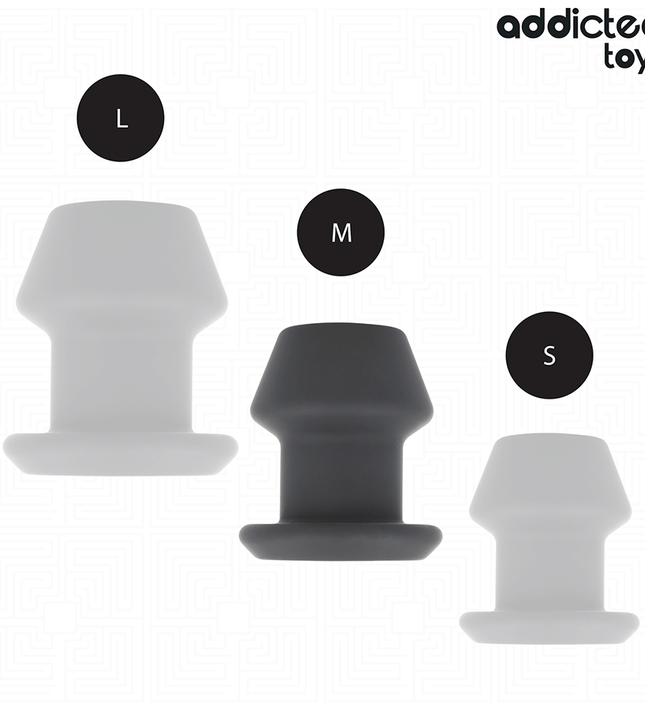 ADDICTED TOYS - EXTREME HOLLOW ANAL PLUG SILICONE SIZE M 8.7 CM