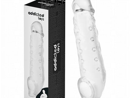ADDICTED TOYS - TRANSPARENT PENIS SHEATH SIZE M 27 CM