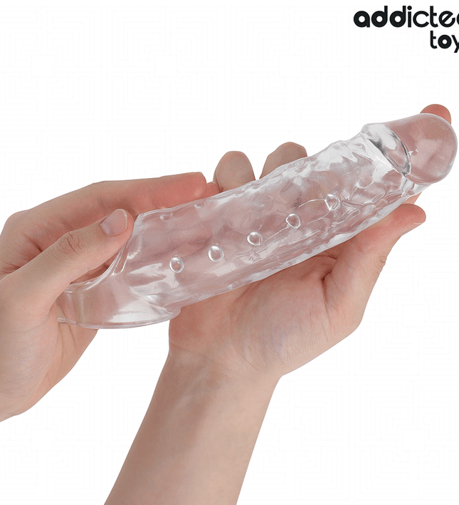 ADDICTED TOYS - TRANSPARENT PENIS SHEATH SIZE M 27 CM