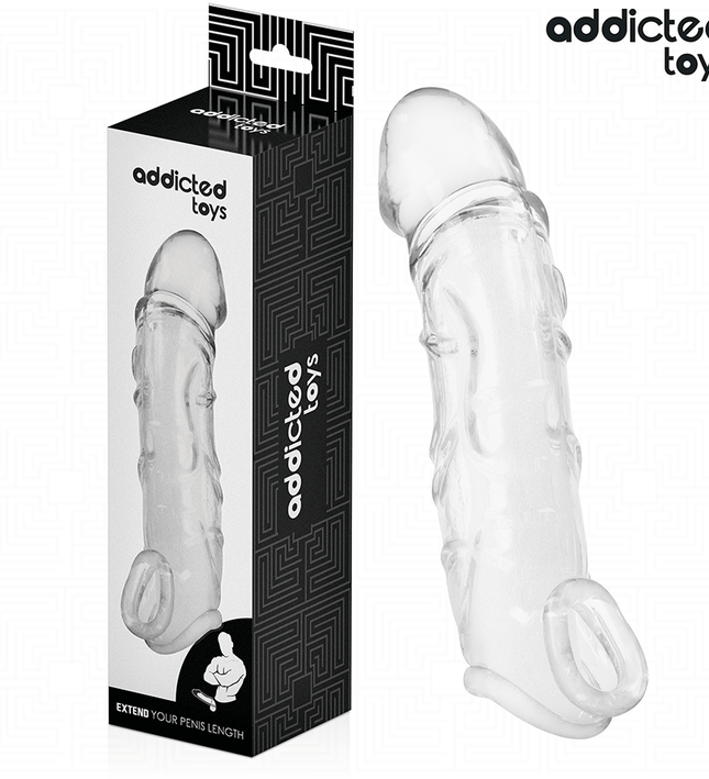 ADDICTED TOYS - TRANSPARENT PENIS EXTENSON 27 CM