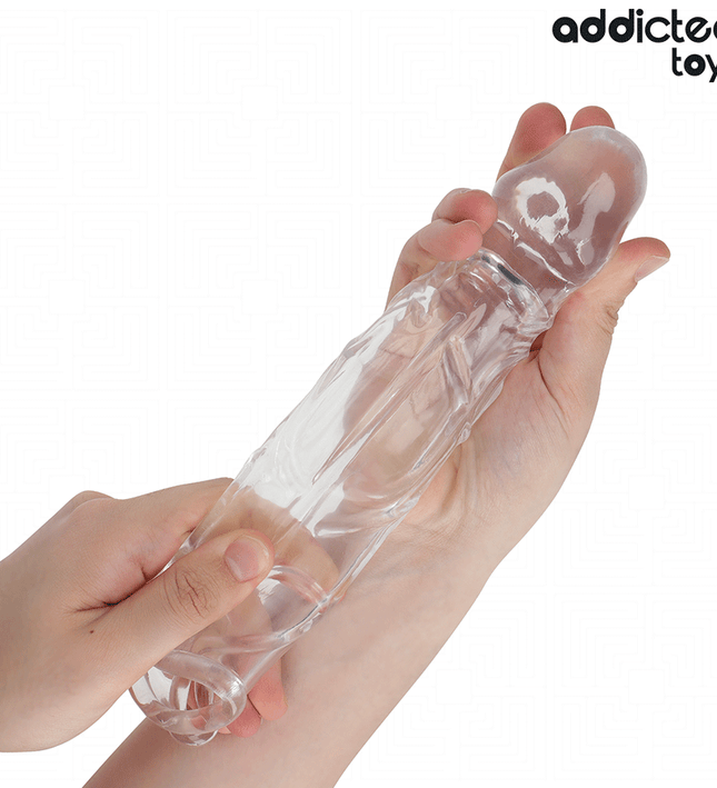 ADDICTED TOYS - TRANSPARENT PENIS EXTENSON 27 CM
