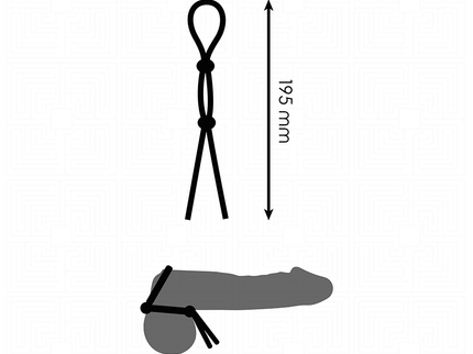 ADDICTED TOYS - SILICONE ROPE FOR THE DOUBLE LOOP PENIS