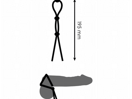 ADDICTED TOYS - SILICONE ROPE FOR THE TRIPLE LOOP PENIS