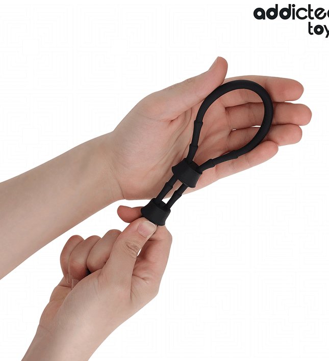 ADDICTED TOYS - ADJUSTABLE SILICONE ROPE FOR THE PENIS