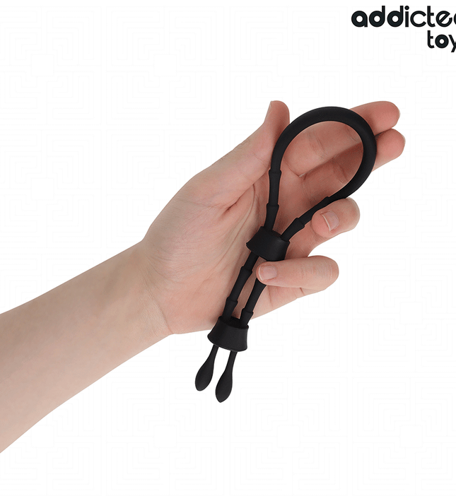 ADDICTED TOYS - ADJUSTABLE SILICONE ROPE FOR THE PENIS