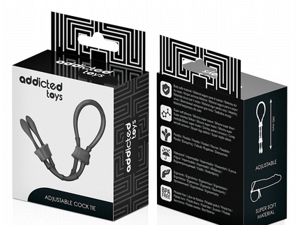 ADDICTED TOYS - ADJUSTABLE SILICONE ROPE FOR THE PENIS