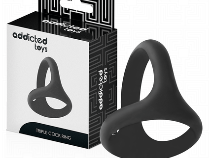 ADDICTED TOYS - THICK TRIPLE PENIS RING