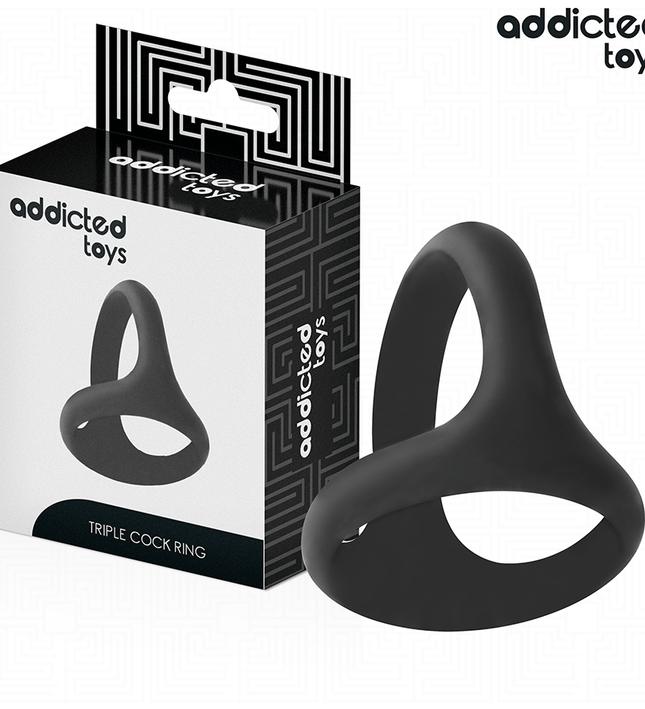 ADDICTED TOYS - THICK TRIPLE PENIS RING