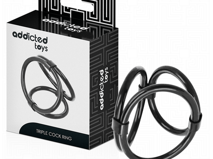 ADDICTED TOYS - TRIPLE PENIS RING