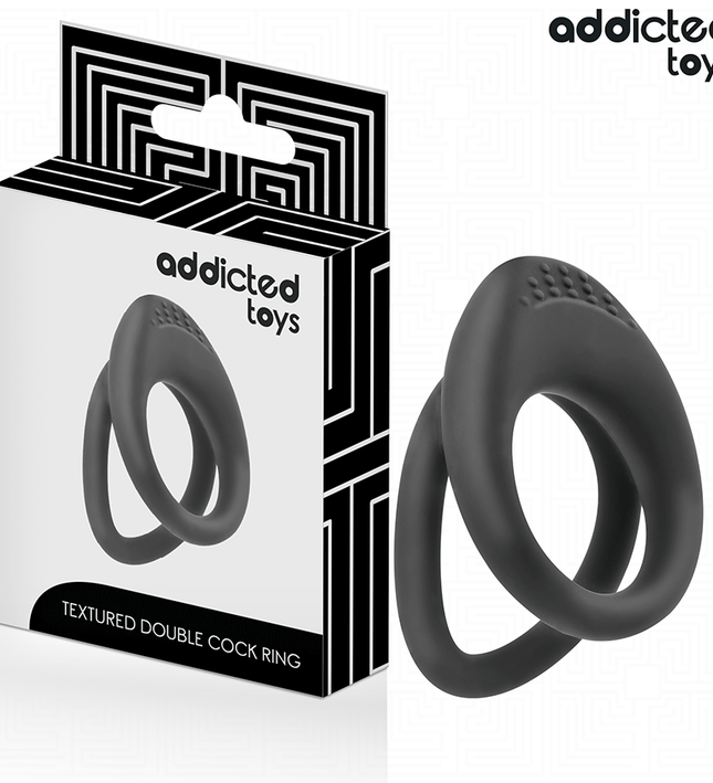 ADDICTED TOYS - DOUBLE TEXTURED PENIS RING