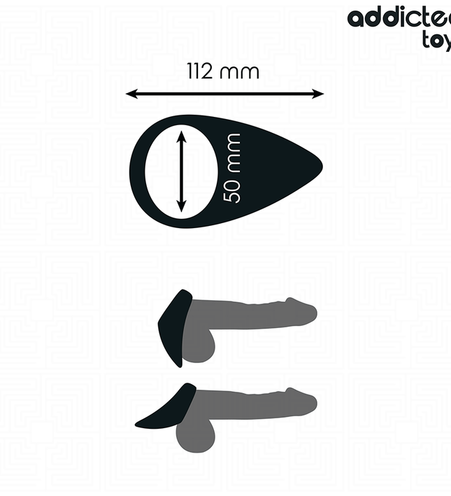 ADDICTED TOYS - TEAR SHAPED PENIS RING