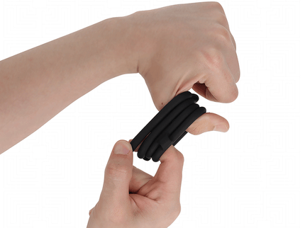 ADDICTED TOYS - PENIS RING WITH DIVIDERS FOR TESTICLES