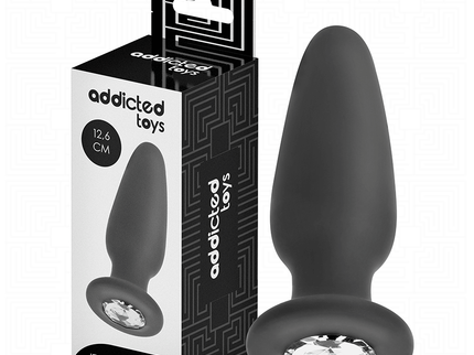 ADDICTED TOYS - ANAL PLUG WITH JEWEL SILICONE SIZE L 12.6 CM