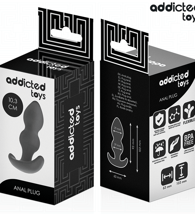 ADDICTED TOYS - ANAL PLUG SILICONE SIZE S 10.3 CM