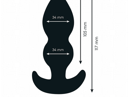 ADDICTED TOYS - ANAL PLUG SILICONE SIZE L 11.7 CM