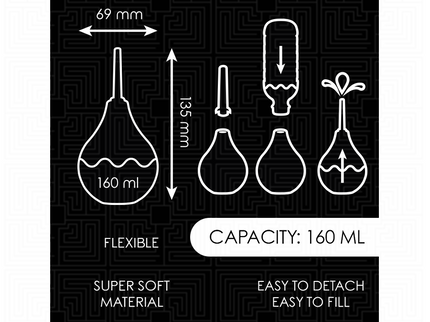 ADDICTED TOYS - TRAVEL ANAL CLEANER SIZE M 160 ML