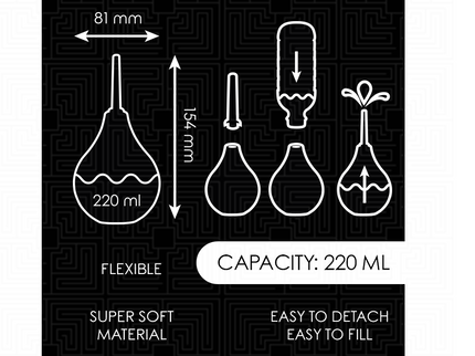 ADDICTED TOYS - TRAVEL ANAL CLEANER SIZE L 220 ML