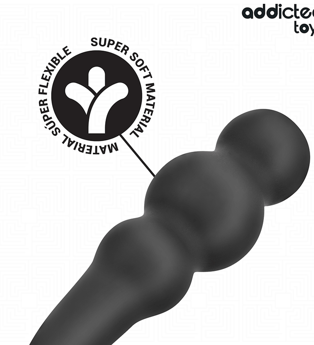 ADDICTED TOYS - ANAL PLUG WITH RING SILICONE MODEL 1