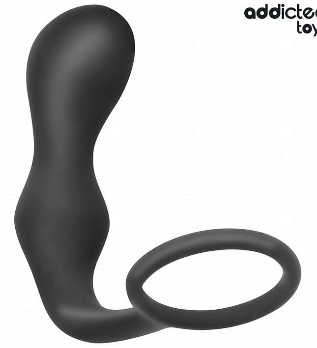 ADDICTED TOYS - ANAL PLUG WITH RING SILICONE MODEL 3