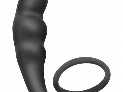 ADDICTED TOYS - ANAL PLUG WITH RING SILICONE MODEL 4
