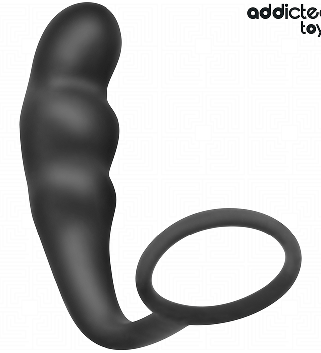 ADDICTED TOYS - ANAL PLUG WITH RING SILICONE MODEL 4