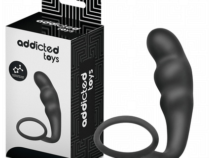 ADDICTED TOYS - ANAL PLUG WITH RING SILICONE MODEL 4