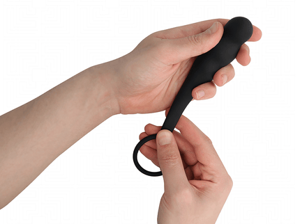 ADDICTED TOYS - ANAL PLUG WITH RING SILICONE MODEL 4