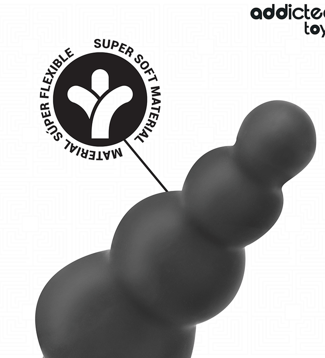 ADDICTED TOYS - ANAL PLUG WITH RING SILICONE MODEL 5