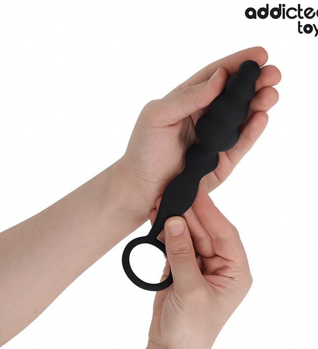 ADDICTED TOYS - ANAL PLUG WITH RING SILICONE MODEL 5