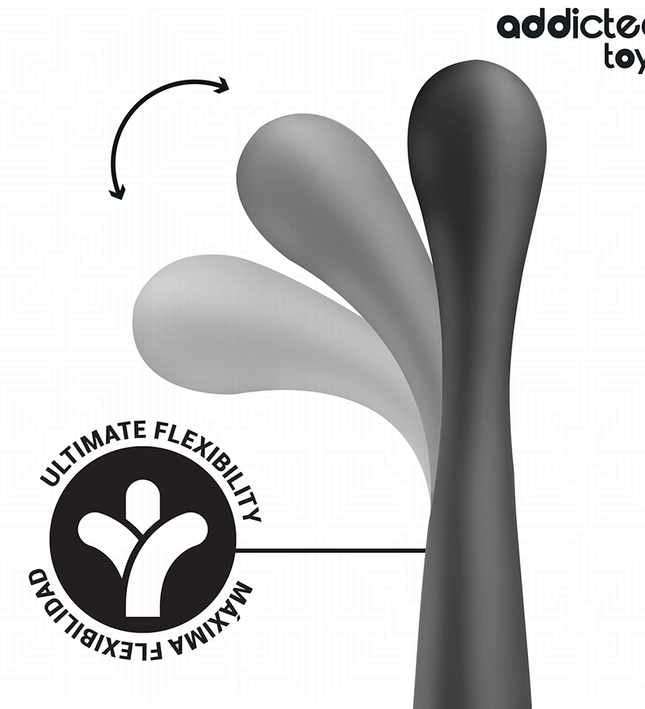 ADDICTED TOYS - DOUBLE ANAL MASSAGER SILICONE 22.5 CM