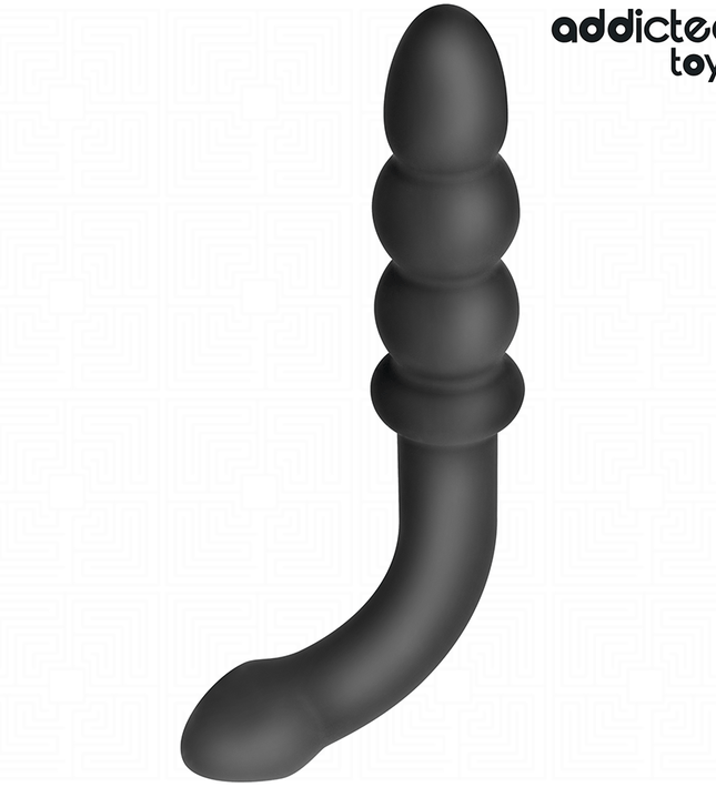 ADDICTED TOYS - DOUBLE ANAL MASSAGER SILICONE 16.5 CM