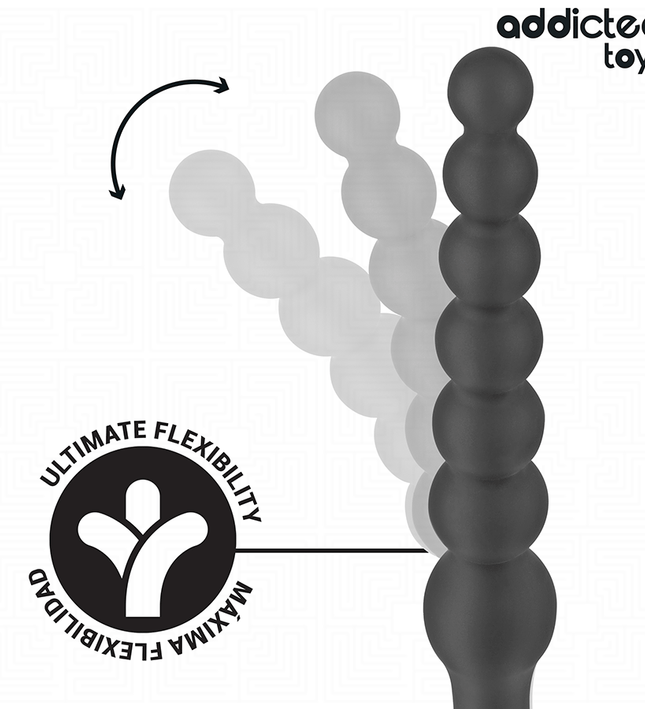 ADDICTED TOYS - DOUBLE ANAL MASSAGER SILICONE 24 CM