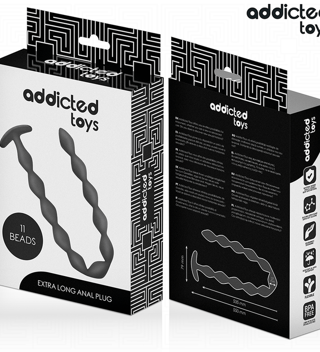 ADDICTED TOYS - EXTRA LONG SILICONE ANAL PLUG