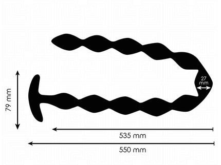 ADDICTED TOYS - EXTRA LONG SILICONE ANAL PLUG