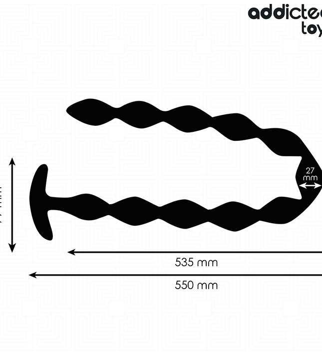 ADDICTED TOYS - EXTRA LONG SILICONE ANAL PLUG