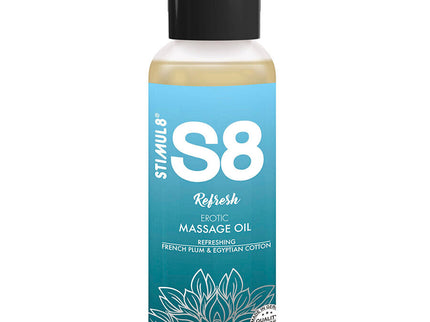 STIMUL8 - S8 REFRESH COTTON MASSAGE OIL 125 ML