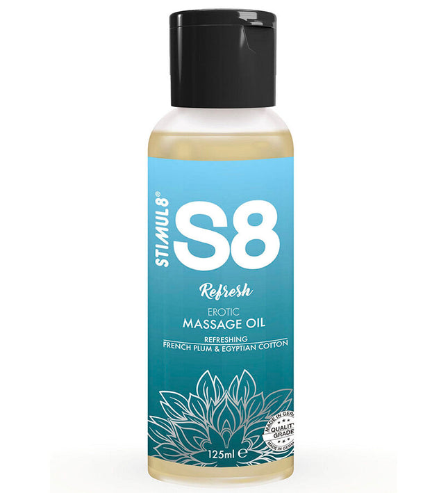 STIMUL8 - S8 REFRESH COTTON MASSAGE OIL 125 ML