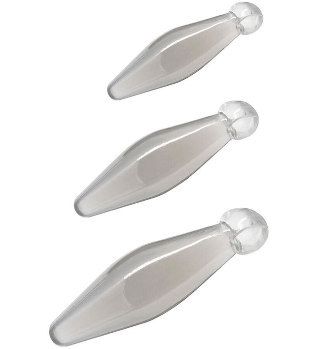 TOYJOY - ANAL PLAY 3-PIECE TRANSPARENT FINGER RIMMER