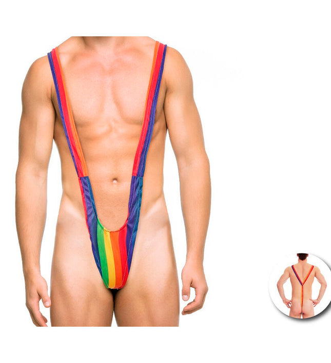 PRIDE - MEN'S TRIKINI RAINBOW FLAG