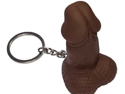 DIABLO PICANTE - PENIS SHAPED WHISTLE KEYRING MULATTO COLOR