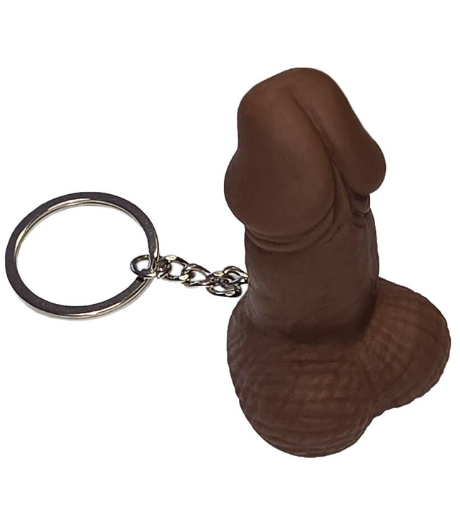 DIABLO PICANTE - PENIS SHAPED WHISTLE KEYRING MULATTO COLOR
