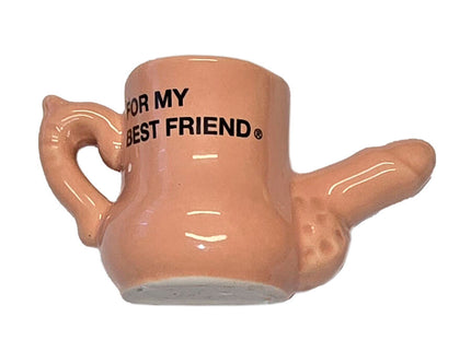 DIABLO PICANTE – CERAMIC MUG MAGNET WITH RAISED PENIS “FOR MY BEST FRIEND”
