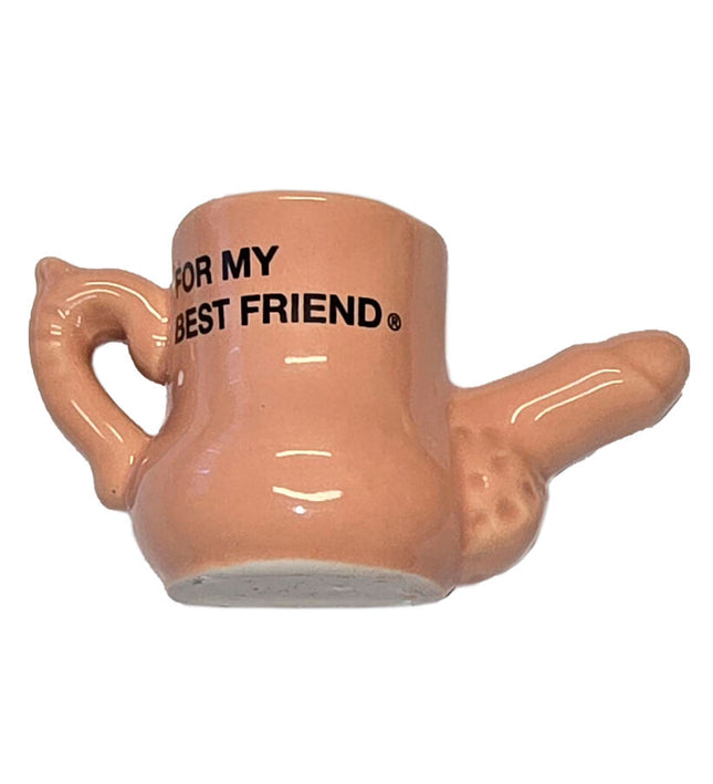 DIABLO PICANTE – CERAMIC MUG MAGNET WITH RAISED PENIS “FOR MY BEST FRIEND”