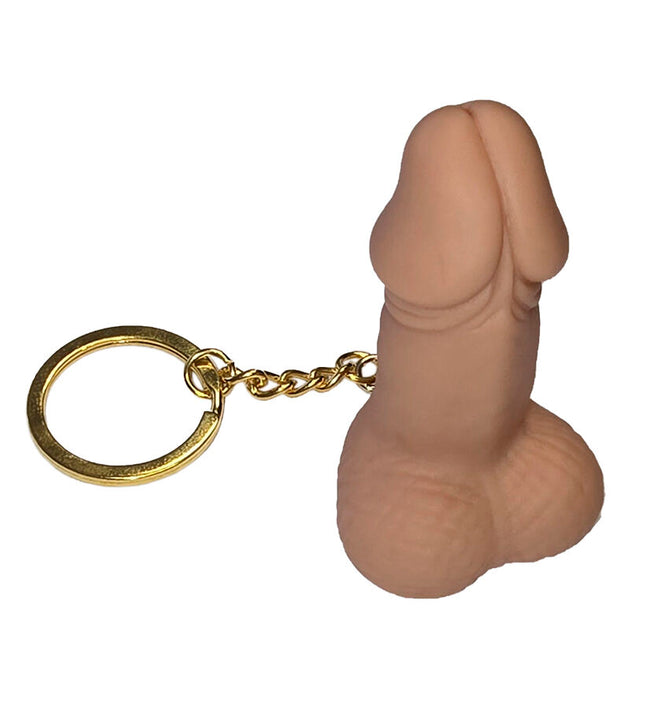 DIABLO PICANTE - WHISTLE KEYCHAIN IN THE SHAPE OF A PENIS IN FLESH COLOR